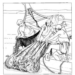 ぬりえページ: 漁師 (取引と職業) #104174 - 無料の印刷可能なぬりえページ