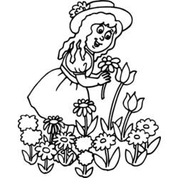 ぬりえページ: 庭師 (取引と職業) #98742 - 無料の印刷可能なぬりえページ
