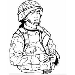 ぬりえページ: 軍隊 (取引と職業) #102118 - 無料の印刷可能なぬりえページ