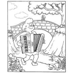 ぬりえページ: 音楽家 (取引と職業) #102639 - 無料の印刷可能なぬりえページ