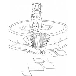 ぬりえページ: 音楽家 (取引と職業) #102640 - 無料の印刷可能なぬりえページ