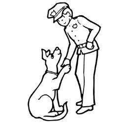 ぬりえページ: 警察官 (取引と職業) #105370 - 無料の印刷可能なぬりえページ