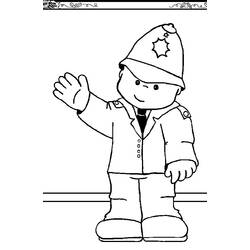 ぬりえページ: 警察官 (取引と職業) #105379 - 無料の印刷可能なぬりえページ