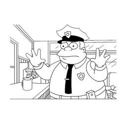 ぬりえページ: 警察官 (取引と職業) #105402 - 無料の印刷可能なぬりえページ