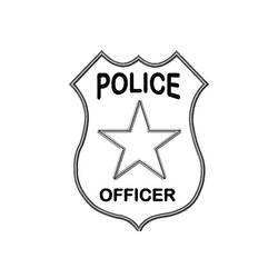 ぬりえページ: 警察官 (取引と職業) #105406 - 無料の印刷可能なぬりえページ