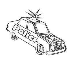 ぬりえページ: 警察官 (取引と職業) #105435 - 無料の印刷可能なぬりえページ