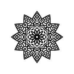 ぬりえページ: 星曼荼羅 (マンダラ) #117960 - 無料の印刷可能なぬりえページ