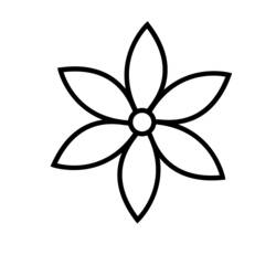 ぬりえ: 花 - 無料の印刷可能なぬりえページ