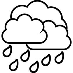 ぬりえページ: 雨 (自然と季節) #158202 - 無料の印刷可能なぬりえページ