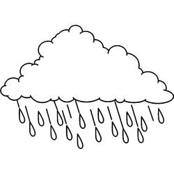 ぬりえページ: 雨 (自然と季節) #158204 - 無料の印刷可能なぬりえページ