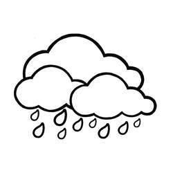 ぬりえページ: 雨 (自然と季節) #158207 - 無料の印刷可能なぬりえページ