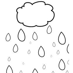 ぬりえページ: 雨 (自然と季節) #158209 - 無料の印刷可能なぬりえページ