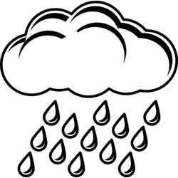 ぬりえページ: 雨 (自然と季節) #158216 - 無料の印刷可能なぬりえページ