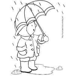 ぬりえページ: 雨 (自然と季節) #158217 - 無料の印刷可能なぬりえページ