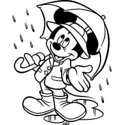 ぬりえページ: 雨 (自然と季節) #158219 - 無料の印刷可能なぬりえページ