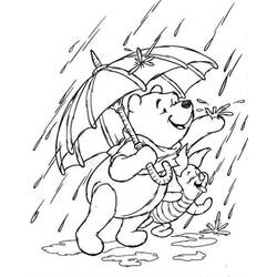 ぬりえページ: 雨 (自然と季節) #158223 - 無料の印刷可能なぬりえページ