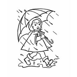 ぬりえページ: 雨 (自然と季節) #158226 - 無料の印刷可能なぬりえページ