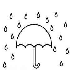 ぬりえページ: 雨 (自然と季節) #158227 - 無料の印刷可能なぬりえページ