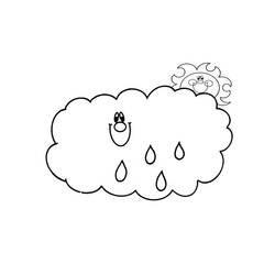 ぬりえページ: 雨 (自然と季節) #158298 - 無料の印刷可能なぬりえページ