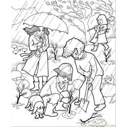 ぬりえページ: 雨 (自然と季節) #158310 - 無料の印刷可能なぬりえページ