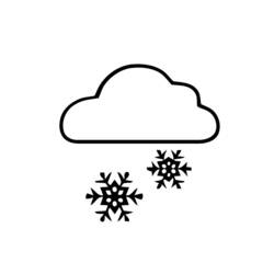 ぬりえページ: 雪 (自然と季節) #158532 - 無料の印刷可能なぬりえページ