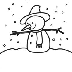 ぬりえページ: 雪 (自然と季節) #158548 - 無料の印刷可能なぬりえページ