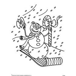 ぬりえページ: 雪 (自然と季節) #158701 - 無料の印刷可能なぬりえページ