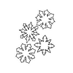 ぬりえページ: 雪の結晶 (自然と季節) #160451 - 無料の印刷可能なぬりえページ