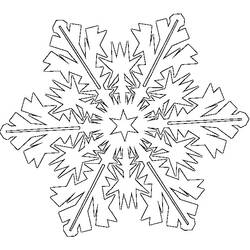 ぬりえページ: 雪の結晶 (自然と季節) #160458 - 無料の印刷可能なぬりえページ