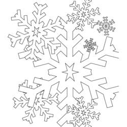 ぬりえページ: 雪の結晶 (自然と季節) #160462 - 無料の印刷可能なぬりえページ