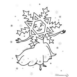 ぬりえページ: 雪の結晶 (自然と季節) #160470 - 無料の印刷可能なぬりえページ