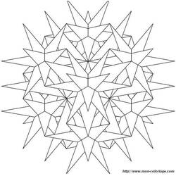 ぬりえページ: 雪の結晶 (自然と季節) #160472 - 無料の印刷可能なぬりえページ