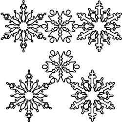 ぬりえページ: 雪の結晶 (自然と季節) #160475 - 無料の印刷可能なぬりえページ