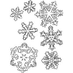 ぬりえページ: 雪の結晶 (自然と季節) #160490 - 無料の印刷可能なぬりえページ