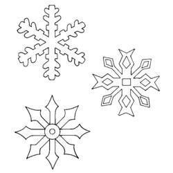 ぬりえページ: 雪の結晶 (自然と季節) #160503 - 無料の印刷可能なぬりえページ