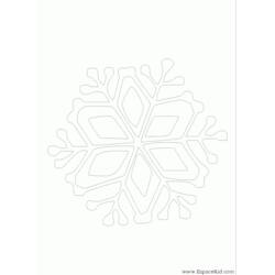 ぬりえページ: 雪の結晶 (自然と季節) #160518 - 無料の印刷可能なぬりえページ
