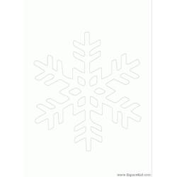 ぬりえページ: 雪の結晶 (自然と季節) #160523 - 無料の印刷可能なぬりえページ