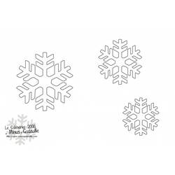 ぬりえページ: 雪の結晶 (自然と季節) #160534 - 無料の印刷可能なぬりえページ