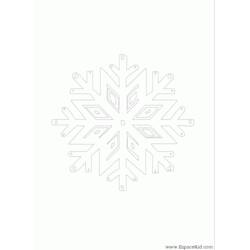 ぬりえページ: 雪の結晶 (自然と季節) #160625 - 無料の印刷可能なぬりえページ