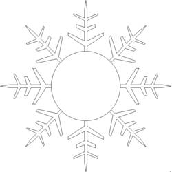 ぬりえページ: 雪の結晶 (自然と季節) #160672 - 無料の印刷可能なぬりえページ