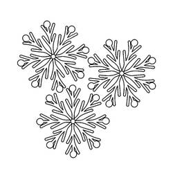 ぬりえページ: 雪の結晶 (自然と季節) #190253 - 無料の印刷可能なぬりえページ
