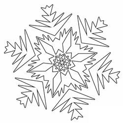 ぬりえページ: 雪の結晶 (自然と季節) #190269 - 無料の印刷可能なぬりえページ