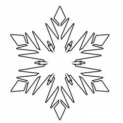 ぬりえページ: 雪の結晶 (自然と季節) #190272 - 無料の印刷可能なぬりえページ
