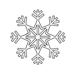ぬりえページ: 雪の結晶 (自然と季節) #190274 - 無料の印刷可能なぬりえページ