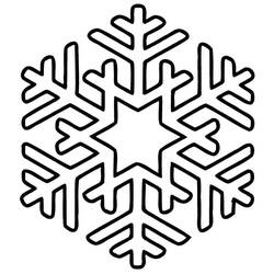 ぬりえページ: 雪の結晶 (自然と季節) #190275 - 無料の印刷可能なぬりえページ