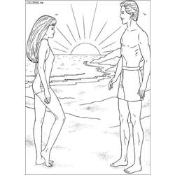ぬりえページ: ビーチ (自然) #159250 - 無料の印刷可能なぬりえページ