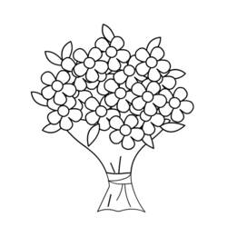 ぬりえページ: 花束 (自然) #160836 - 無料の印刷可能なぬりえページ