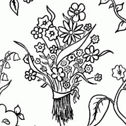 ぬりえページ: 花束 (自然) #160856 - 無料の印刷可能なぬりえページ
