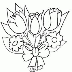 ぬりえページ: 花束 (自然) #160871 - 無料の印刷可能なぬりえページ