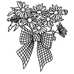 ぬりえページ: 花束 (自然) #161016 - 無料の印刷可能なぬりえページ